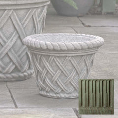Campania English Weave Planters
