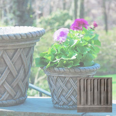 Campania English Weave Planters