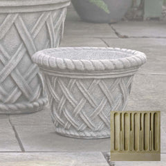 Campania English Weave Planters