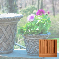 Campania English Weave Planters