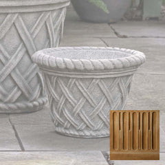 Campania English Weave Planters