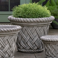 Campania English Weave Planters