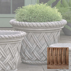 Campania English Weave Planters