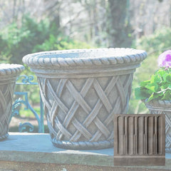 Campania English Weave Planters