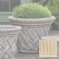 Campania English Weave Planters