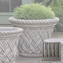 Campania English Weave Planters
