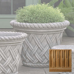 Campania English Weave Planters