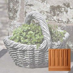 Campania Small Basket with Handle Planter