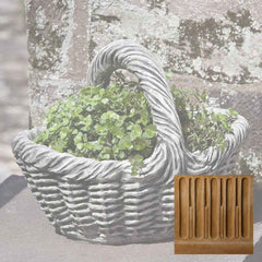 Campania Small Basket with Handle Planter