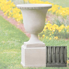Wburg Egg and Dart Urn w/ Classic Short Pedestal