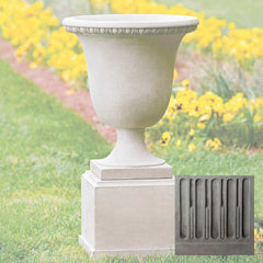 Wburg Egg and Dart Urn w/ Classic Short Pedestal
