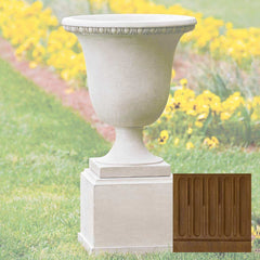 Wburg Egg and Dart Urn w/ Classic Short Pedestal