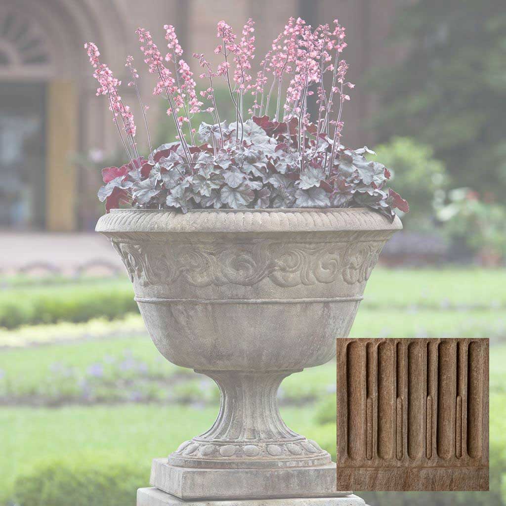 Campania Smithsonian Foliated Scroll Urn