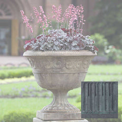 Campania Smithsonian Foliated Scroll Urn