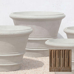Campania Classic Rolled Rim Planters Large