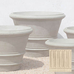 Campania Classic Rolled Rim Planters Large