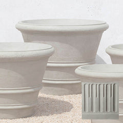 Campania Classic Rolled Rim Planters Large