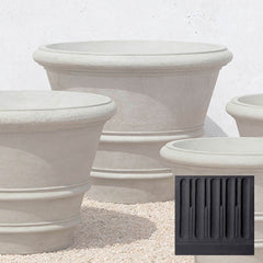 Campania Classic Rolled Rim Planters Large