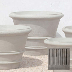 Campania Classic Rolled Rim Planters Large