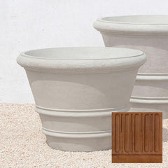 Campania Classic Rolled Rim Planters Large