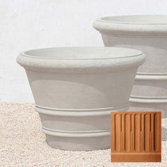 Campania Classic Rolled Rim Planters Large