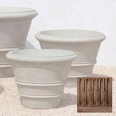 Campania Classic Rolled Rim Planters Large