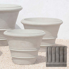 Campania Classic Rolled Rim Planters Large