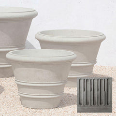Campania Classic Rolled Rim Planters Large