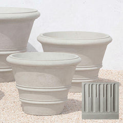 Campania Classic Rolled Rim Planters Large