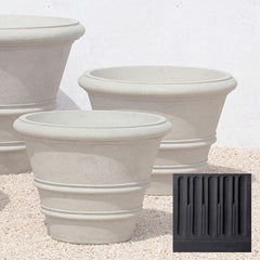 Campania Classic Rolled Rim Planters Large