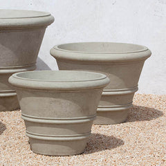Campania Classic Rolled Rim Planters Large