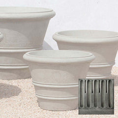 Campania Classic Rolled Rim Planters Large
