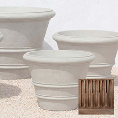 Campania Classic Rolled Rim Planters Large