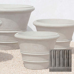 Campania Classic Rolled Rim Planters Large