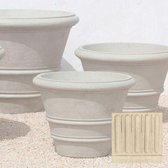 Campania Classic Rolled Rim Planters Large