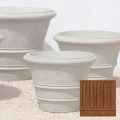 Campania Classic Rolled Rim Planters Large