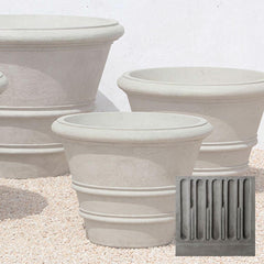 Campania Classic Rolled Rim Planters Large