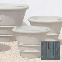 Campania Classic Rolled Rim Planters Large