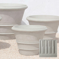 Campania Classic Rolled Rim Planters Large