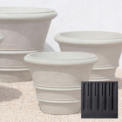 Campania Classic Rolled Rim Planters Large