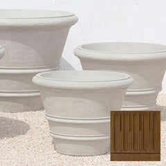 Campania Classic Rolled Rim Planters Large