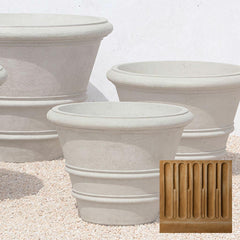 Campania Classic Rolled Rim Planters Large