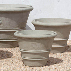 Campania Classic Rolled Rim Planters Large