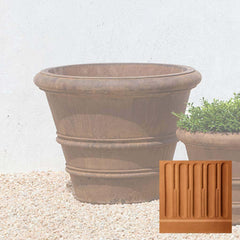 Campania Classic Rolled Rim Planters