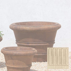 Campania Classic Rolled Rim Planters