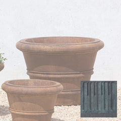 Campania Classic Rolled Rim Planters