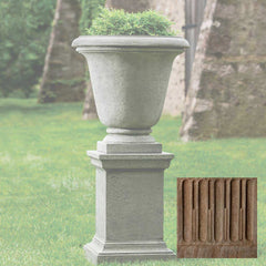 Campania Textured Hampton Urn with Pedestal