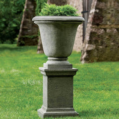 Campania Textured Hampton Urn with Pedestal