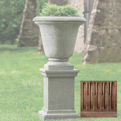 Campania Textured Hampton Urn with Pedestal