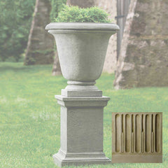 Campania Textured Hampton Urn with Pedestal